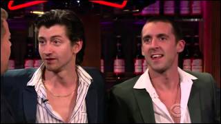 The Last Shadow Puppets interview on The Late Late Show with James Corden [upl. by Tanner]