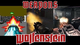 All Weapons of Wolfenstein 1992  2017 [upl. by Jp690]