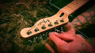 Fender Locking Tuner String Change [upl. by Dorinda]