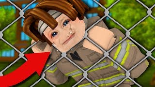 ROBLOX firefighter CRIES after THIS HAPPENS [upl. by Ahsinyt]