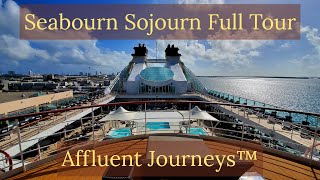 Seabourn Sojourn Full Tour [upl. by Bunnie]