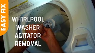 ✨ AGITATOR REMOVAL  WHIRLPOOL WASHER  Easy DIY Fix ✨ [upl. by Ellenig571]