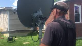 Pointing a Hughes Net Satellite Dish [upl. by Niloc]