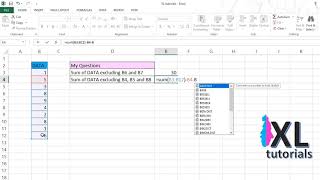 How To Exclude Cells In A Column From Sum In Excel [upl. by Etolas]