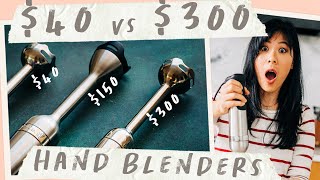 40 vs 300 Hand BLENDERS Tested [upl. by Eissirc]