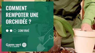 TUTO Comment rempoter une orchidée   Jardinerie Gamm vert [upl. by Marks]