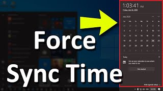 How to Force Windows 10 Time to Sync with a Time Server [upl. by Marshal342]