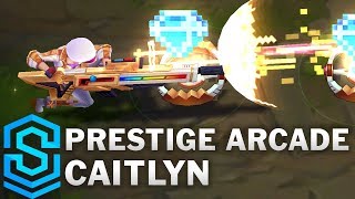 Prestige Arcade Caitlyn Skin Spotlight  PreRelease  League of Legends [upl. by Ennirac]