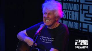 Graham Nash Performing quotOur Housequot in Howard Sterns Studio [upl. by Xavler]