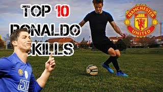 Learn 10 EASY Cristiano Ronaldo MAN UTD Skills Tutorial  UFS2000 [upl. by Yderf768]