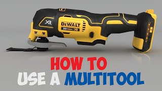 20 Ways To Use A DeWALT Multi Tool  How To Use A DeWALT Oscillating Multitool [upl. by Yi949]