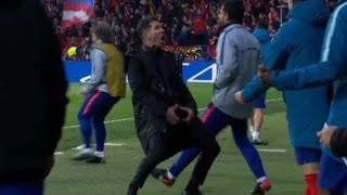 Diego Simeone celebration against juventus [upl. by Eanore626]