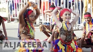 Barranquilla carnival celebrates Colombian folklore [upl. by Josiah]