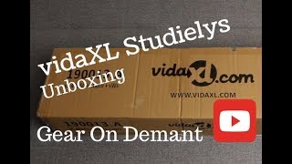 vidaXL studielys med softbox  Unboxing [upl. by Beitch]