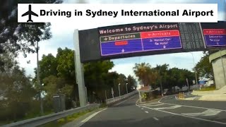 【Sydney drive South】International Airport terminal DepartureArrival and Parking [upl. by Kipper]