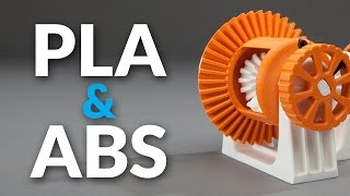 PLA vs ABS  Whats the Difference for 3D Printing [upl. by Ellitnahc]