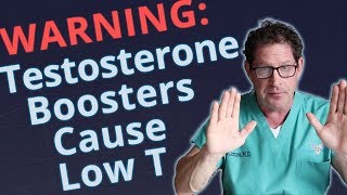 Testosterone Boosters Cause Low T Warning [upl. by Gautious]