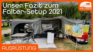 Fazit zum Faltcaravan amp Camping Setup 2021 [upl. by Vito]