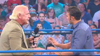 The Ric Flair  Garrett Bischoff Confrontation [upl. by Rania745]