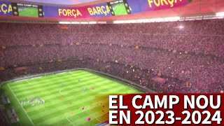 Así será el increíble Camp Nou en el 20232024 [upl. by Enoitna]