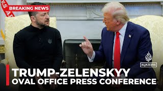 Zelenskyy and Trump clash in Oval Office [upl. by Inihor]