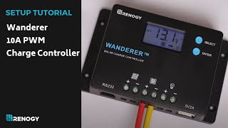 Renogy Wanderer 10A PWM Charge Controller [upl. by Orgel]