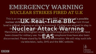 Emergency Alert System UK  RealTime UK Nuclear Attack Warning [upl. by Feune]