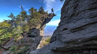 Grandfather Mountain Ladders Trail [upl. by Ennaillek782]