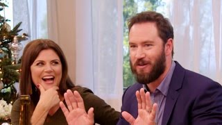 Tiffani Thiessen Reunites With MarkPaul Gosselaar for Christmas Dinner [upl. by Strade640]