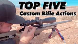 Top 5 Best Custom Rifle Actions of 2020 [upl. by Alauqahs]