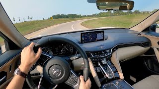 2021 Acura TLX Advance SHAWD  POV First Impressions [upl. by Elie86]