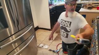 How to Remove Tile with No Effort Dons DIY [upl. by Yaned33]