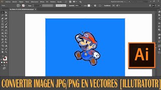 Convertir Imagen JPGPNG a vectores  ILLUSTRATOR [upl. by Fish176]