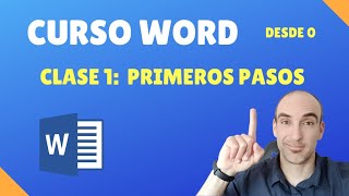 Curso de Word desde 0 Clase 1 Primeros pasos  2023  ⭐️ [upl. by Basia710]