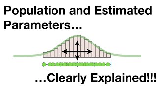 Population and Estimated Parameters Clearly Explained [upl. by Tyre]