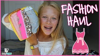 Back to School FASHION HAUL AND TRY ON with Stitch Fix Kids [upl. by Arraik]