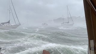 Boat Technician Films Storm At Cape Cod [upl. by Sylas]