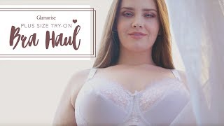 Plus Size Bra Haul  Glamorise Bras  Hayley Herms ad [upl. by Zanahs94]