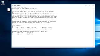 How To Edit Hosts File in Windows 10 [upl. by Carri]