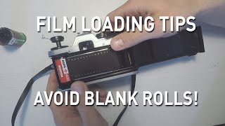 Beginner tips for loading film Avoid blank rolls [upl. by Latsirc835]