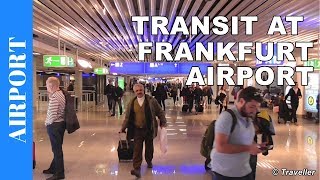 TRANSIT WALK AT FRANKFURT Airport FRA Terminal 1  Connection Flight Transfer Arriving amp Departing [upl. by Eitsyrc255]