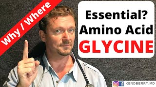 GLYCINE Why You NEED It amp Which Foods Have It Essential Amino Acid [upl. by Leif]