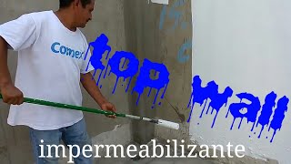 COMEX top wall Impermeabilizando un muro al exterior [upl. by Uhayile905]