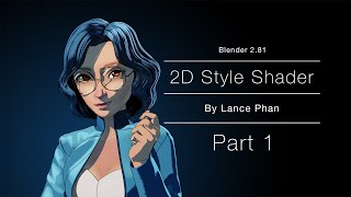 2D style rendering in Blender 281 Part 1 [upl. by Yeldahc689]