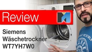 Review Siemens IQ800 Wärmepumpentrockner WT7YH7W0 deutsch [upl. by Eeldivad]