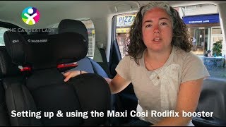 Maxi Cosi RodiFix booster Set Up amp Installation  TheCarSeatLady [upl. by Dlorag]