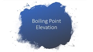 How Impurities Affect Boiling Point  Boiling point elevation [upl. by Fernande]