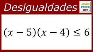 DESIGUALDADES CUADRÁTICAS  Ejercicio 3 [upl. by Summer]