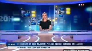 Fin Journal 20h TF1  Laurence Ferarri 2012 [upl. by Treboh]