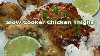 SLOW COOKER CHICKEN THIGHS  RICHARD IN THE KITCHEN [upl. by Idyak]